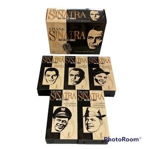 Frank Sinatra His Life & Times Collectors Edition VHS 10 Set Blue Eyes Rat Pack